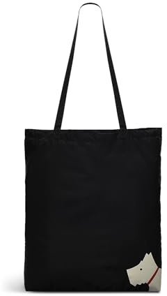 RADLEY London Women Girls Responsible Foldaway Shopper Shoulder Tote Bag Face to Face in Black
