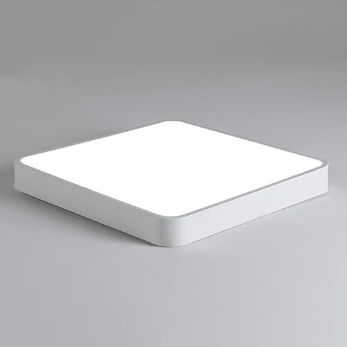 CHUNGYANG Plafonnier LED Encastré, Plafonnier Plat Moderne Au Design Ultra Fin, Plafonniers À Économie D'énergie À Gradation Infinie 3000-6000K, Luminaire De Décoration Proche Du Plafond, Pour Chambre