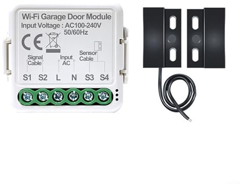 HEBEOT Smart Garage Door Opener Remoter, Smart WiFi Garage Door Switch Garage Door Opener Controller With WiFi 43Mm*39mm*23mm