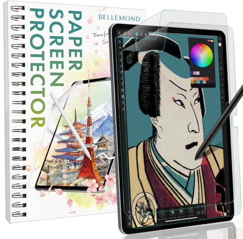 BELLEMOND Paper Screen Protector for Samsung Galaxy Tab S11 Ultra, 2 Pack | Made in Japan, Rough paper-like texture, Enhanced stylus control, Ideal for writing, drawing and note-taking