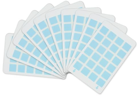 Tefola Lot de 10 recharges de cartes adhésives de rechange pour piège à insectes volants en intérieur pour mouches à fruits, mites, moustiques (planche adhésive)