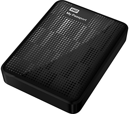 Western Digital 2TB My Passport - Disco Duro Externo (2000 GB, 3.5, Negro)