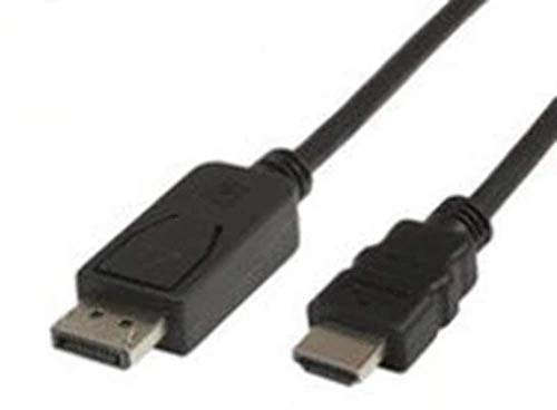 Microconnect DisplayPort-HDMI M-M 10m Negro - Adaptadores de cable de vídeo (10 m, DisplayPort, HDMI, Negro, Macho/Macho)