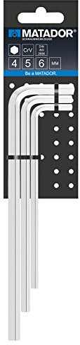 MATADOR Winkelschraubendreher, lang, Sechskant, Minis, 4/5 / 6 mm, 0441 9030