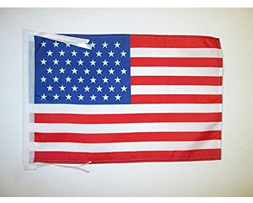 AZ FLAG Drapeau Etats-Unis 1959-1960 49 étoiles 45x30 cm Cordelettes | Usage intérieur et extérieur Drapeau décoratif américain ancien United States 1959-1960 49 stars polyester 100D