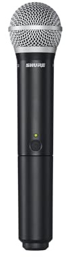 Shure BLX2/B58 Émetteur portatif avec capsule de micro vocal PG58 – pour une utilisation avec les systèmes de microphone sans fil BLX, récepteur vendu séparément | Bande H11 (BLX2/PG58=-H11)