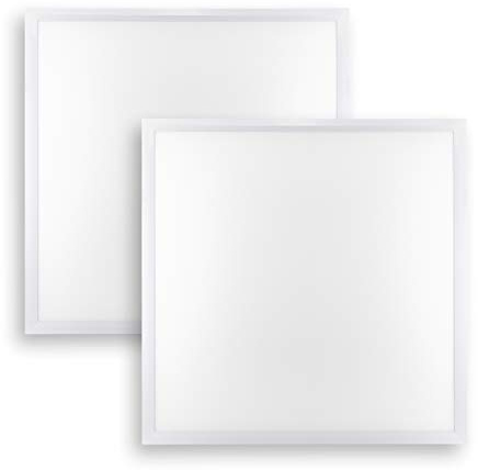 POPP® Panel LED PRO Empotrable 40W con lente PMMA, 220V, 4000Lm, IP40 Blanco 60x60cm No flicker no requiere tornillos instalación, para techos desmontables (60x60cm, 3000K)
