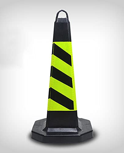 Warnkegel Warnleitkegel Leitkegel 700mm Hohe Verkehrssicherheit Straßenkegel, hochwertige reflektierende Hülse Geeignet für Autobahnen Schwere Gewichtete Basis Große Sicherheitskegel (Color : Green)