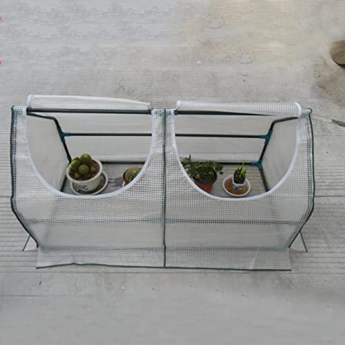 TRGCJGH Mini Serra per Interni Ed Esterni, Mini Serra Trasparente con Finestra, Serra Calda da Giardino Vegetale,A