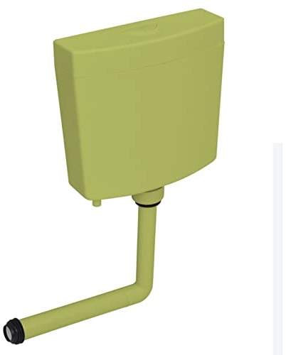 Yongdu WC-Spülkasten, Toilettenspülkasten, Aufputzspülkasten, Spülkasten Ersatzteile, Toiletten Spülkasten Komplett, 3/6 L Olive
