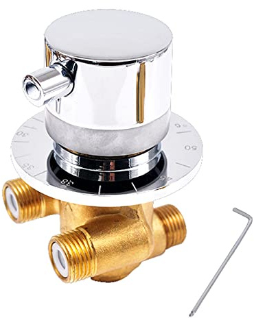 Mitigeur Robinets Douche Thermostatique Laiton Baignoire Bain Cabine G1/2