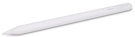 LMP DigiPen Digitaler Stift kompatibel mit iPad | Flüssiges und Präzises Schreiben | Handflächenerkennung | Neigungsempfindliche Spitze | Magnetische Befestigung | Weiß