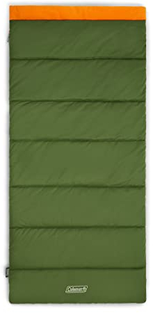 Coleman Big Game 0°F Big & Tall Sleeping Bag, Made from 100% Recycled Material, Cold Weather Adult Sleeping Bag with Sherpa Lining, Fits Campers up to 6'5