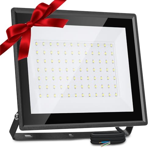 Aigostar Projecteur LED Extérieur 70W 6100lm Projecteur Exterieur LED Blanc Froid 6500K IP65 Imperméable, pour Jardin,Patio,Cour,Garage