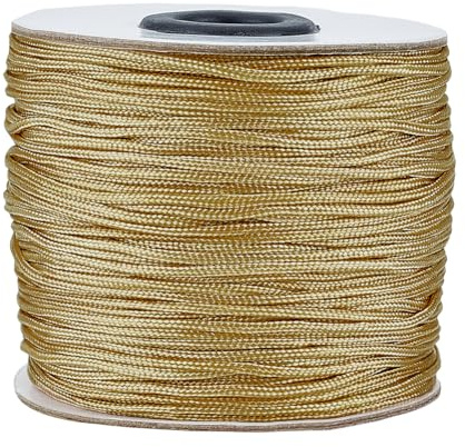 PH PandaHall 1.5mm Nylon String 100 Yards Wind Chime Cord Replacement Braided Lift Shade Blind String for Windows Roman Rollers Repair Gardening Plant Waist Beading String for Chinese Knotting Wheat