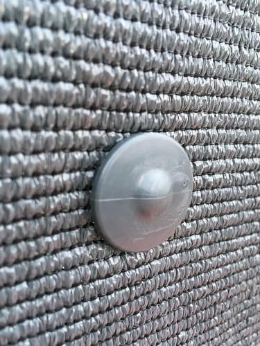 Clips rapide Gris de fixation pour brise-vue sur grillage rigide x 50