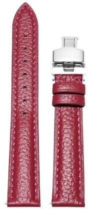 Uhrenarmband, Lederarmband, Schmetterlingsschnalle, Uhrenkette für Damen, Farbe 3, 18mm