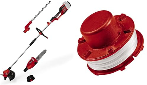 Einhell Akku-Multifunktionswerkzeug GE-LM 36/4in1 (4 in 1 - Heckenschere, Kettensäge, Trimmer, Motorsense, ohne Akku & Ladegerät, inkl. Ersatzspule)