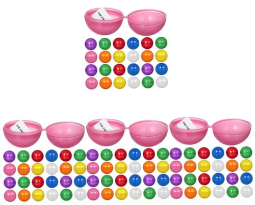 ifundom 100stücke Bunte Kunststoff-lotteriekugeln Hohle Bälle Für Tombola Partyspiele Und Aktivitäten Für Faire Spiele