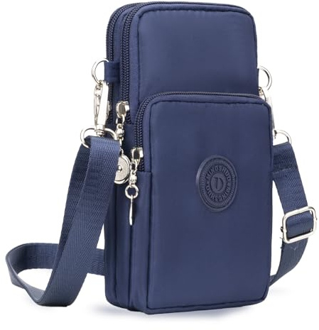 JANKS Small Crossbody Bags for Women Mini Cell Phone Purses with Crossbody Strap Phone Wallet Shoulder Bag Nylon Arm Bag for Women