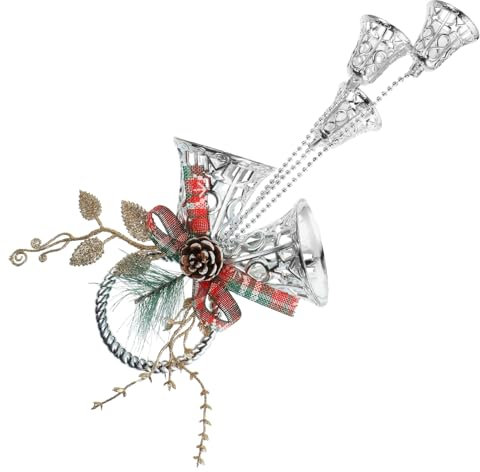 ORFOFE Weihnachtsbaumglocke Aus Sicherem Material Weihnachtsbaumschmuck Zum Aufhängen Leichte Glockendekoration Für Weihnachts Und Winterdeko