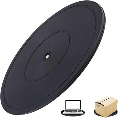 GZYHDC 30cm Diametro Piatto Girevole, Rotating Swivel Steel Ball Bearings Stand, Lazy Susan Giradischi, Base Girevole Multiuso, Piatto Rotante per TV, PC Computer Monitor Stand Bonsai Piante-1pc