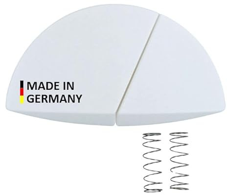 Friatec SANIT Set Drucktaste - Spültaste mit Federn für FRIABLOC F100, F200 (OEM Ersatzteil Referenz 333401) Made in Germany (Weiss)