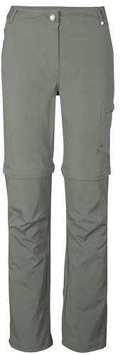 killtec Damen Funktionshose/Wanderhose mit abzippbaren Beinen KOS 5 WMN PNTS, helloliv, 44, 42820-000