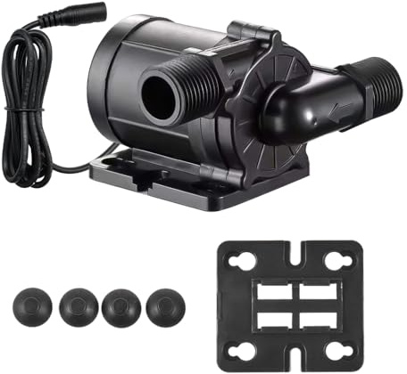 Submersible Water Pump, 30W DC Brushless Low Noise Mini Immersion Pump, 700L/H Boost Water Pump for Desktop Dishwasher, Fountain Aquarium (4824A 24V)