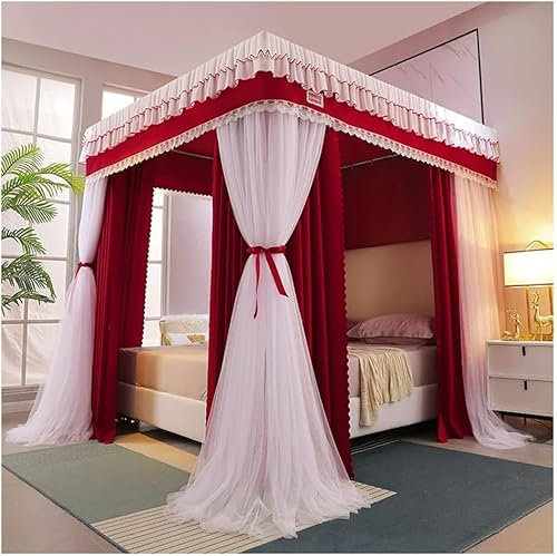 Etagenbett Baldachin, Luxuriöse Bettvorhänge Im Europäischen Stil Für Familienschlafzimmer, Vier Jahreszeiten Design, Perfekt Für Die Prinzessin-zimmer-dekoration Von Mädchen, Passt Zu Großen/doppelte