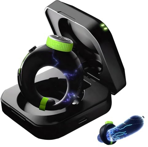 Penisring Sex Spielzeug für die Paare Extrem Sex, 10 Vibrationsmodi, 6 Strommodi, Cockring Penis Ring Sex Toys, Erotisches Sexspielzeug für Paare Mann Extrem Sex