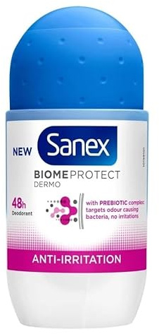 Sanex - Deodorante roll-on da donna, anti-irritazione, 50 ml