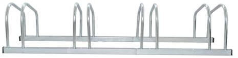 Unibos | Bike Bicycle Cycle Parking Rack Floor Stand Steel Pipe Storage Wall Mount Holder, Fits 4 Bicycles, Outdoor & Indoor Use (Bike Stand For 4)