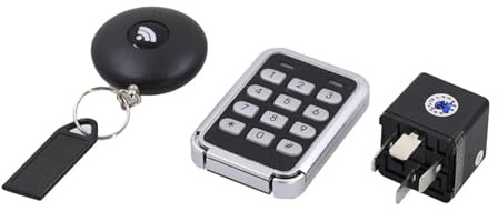 Inmovilizador inalámbrico de Seguridad for Coche, Sistema Alarma antirrobo, fácil instalación, contraseña Inteligente, Bloqueo sin Cable Fácil instalación y Amplia compatibilidad(NS)