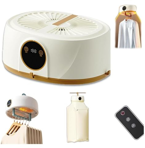 Plancha automática, plancha automática for el hogar, vaporizador de prendas con vapor vertical, for uso interior y exterior.(Beige)