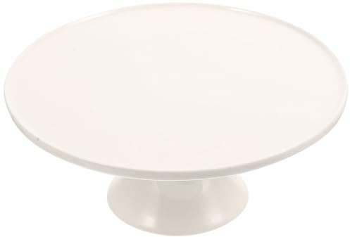 Toyvian Alzata per Torte Rotonda in Ceramica 225 CM Porta Torta e Stand per Cupcake Supporto per Dessert e Dolci per Eventi Matrimoni Feste e Decorazioni Casa