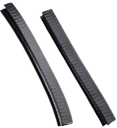 Garneck Protector de Bordes para Patineta 30 Cm Negro, Par de Rieles Anticolisión Resistentes al Desgaste, Funda Protectora para Tablas de Skate y Longboard, Accesorio Esencial