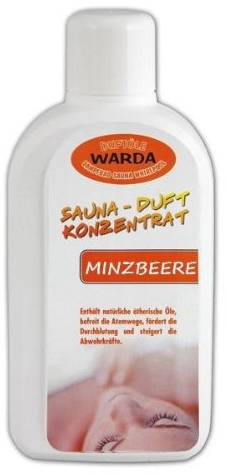 Warda Saunaaufguss Minzbeere 1 l Flasche - Ein Liter Konzentrat
