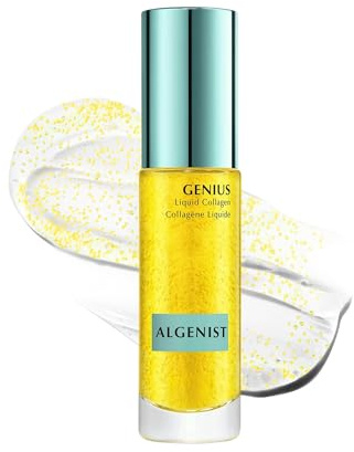 Algenist Genius Liquid Collagen Gesichtsserum – Gesichtspflege aus Veganem Kollagen mit Vitamin E & Omega 3, 6 & 9 – Aktive Anti-Aging-Formel – Nicht Komedogene & Hypoallergene Hautpflege (30 ml)