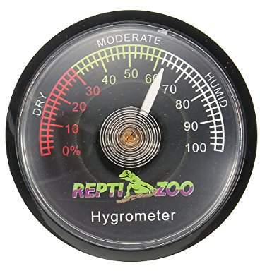 Tutoy Reptile Tortoise Vivarium Terrarium Hygrometer Humidity Meter with Colour Codes