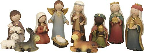 Dekop Krippenfiguren, Krippenfiguren, kindlich 11-teilig, Höhe ca. 10,5cm (44635097702)