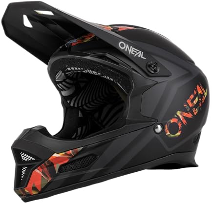 O'NEAL | Mountainbikehjälm | MTB Downhill | Enligt säkerhetsstandarden EN1078, ventilationsöppningar för luftflöde och kylning, ABS ytterskal | FURY HELMET MAHALO | Vuxen | Multi | Storlek L