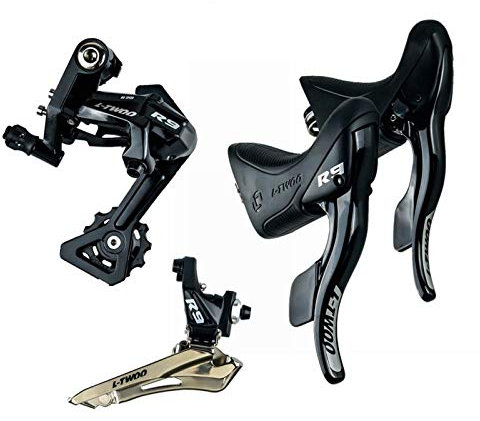 R9 2x11 Geschwindigkeit, 22s Road Groupset, Shifter + Heckumwerfern + Vorderradfahrer Rennrad Umwerfer Fahrrad Schaltwerk 541 (Color : R9 2x11 4KITS)