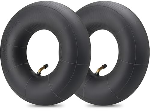 Camera d'aria di ricambio TR-87 con valvola piegata da 4,10/3,5-4, pneumatici da 25,4 cm, per carriole, carrelli a mano, tosaerba, generatori e altro ancora
