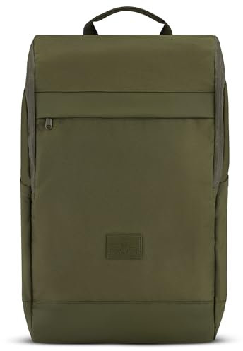 Johnny Urban Laptop Rucksack Damen & Herren Grün - Jasper - Business Backpack mit 16 Zoll Laptopfach - Aus Recyceltem PET - Wasserabweisend