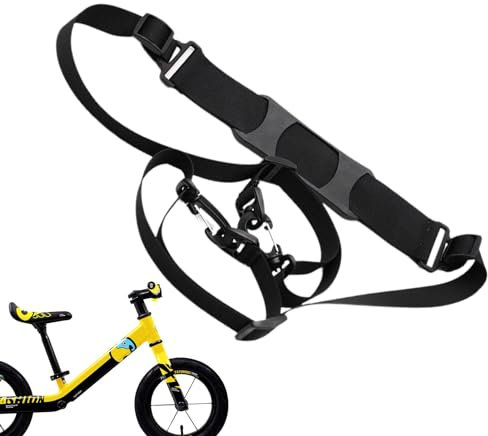 Tragegurte für Roller und Fahrräder,Tragegurt für Kinderroller | Laufrad-Rollergurte | Verstellbare Tragegurte für Roller, Rutschfester Tragegurt für Strandstühle, weiche Schultergurte