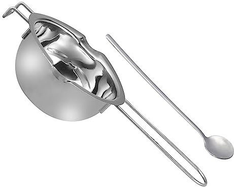 Alipis Stainless Steel Melting Pot Double Pot for Wax Chocolate Stove Top Spoon for DIY Kitchen Utensil