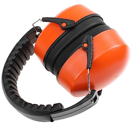 Hoement 1pezzi Cuffie Antirumore Professionali Con Eccellente Isolamento Acustico Earmuff Regolabili Per Lavori Fabbrica Leggeri e Resistenti Protezione Uditiva Per Uso Prolungato