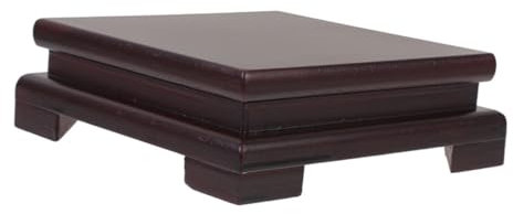 Happyyami Supporto Legno per Piante Base Espositore per Vasi Statue e Pesci Riser Legno per Decorazione Interna MDF