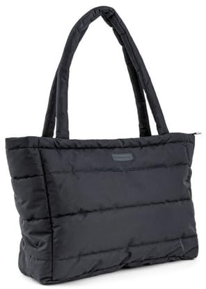 Done by Deer Wickeltasche Schwarz Gesteppt Tote Bag